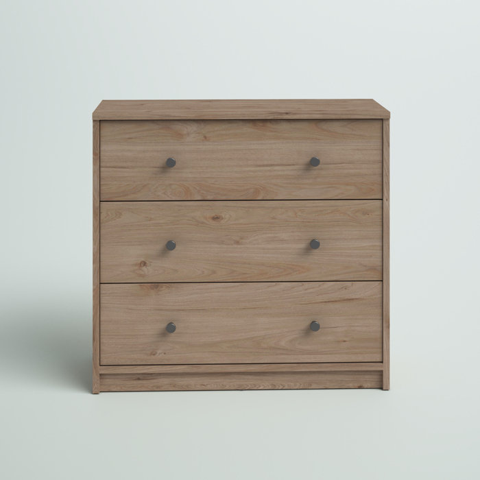 Zipcode Design™ Guilford 3 Drawer Dresser & Reviews Wayfair